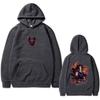 Anime Demon Slayer Kokushibo Hoodie Men's Women's Cartoon Oversized Hooded Sweatshirt Unisex Vintage Pullover Hoodies