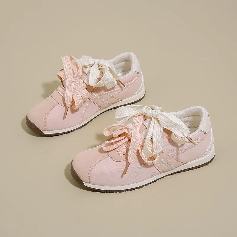 

Женская обувь 2025 Весна Новая Корейская версия Модная Белая обувь Студентки Повседневная Спортивная Универсальная Обувь для скейтборда 40