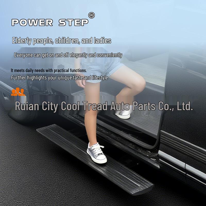 24+ Sinotruk Pioneer V Electric Pedals: Aluminum Alloy Automatic Retractable Right Door Welcome Lights.