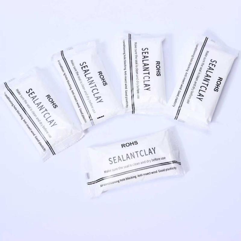 6Pcs Air Conditioning Hole Waterproof Seal Mud Reusable Wall Hole Sealing Putty Anti Rodent Pipeline Gap Filler For Wall Repair