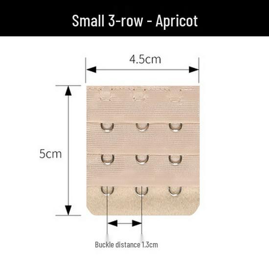 

Маленький удлинитель спортивного бюстгальтера в 3 ряда с крючками из нержавеющей стали Bare (Stainless Steel Hook)