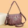 Women's Handbag Mother Bag Large Capacity Crossbody Shoulder Bag Soft Leather Mobile Phone Bag