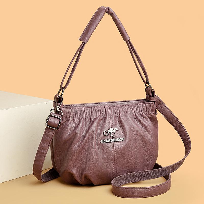 Women's Handbag Mother Bag Large Capacity Crossbody Shoulder Bag Soft Leather Mobile Phone Bag