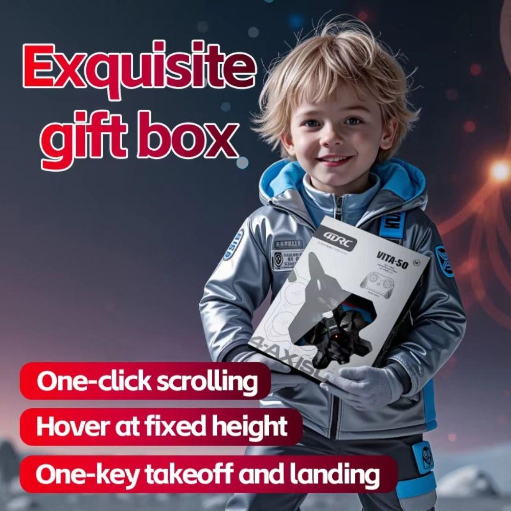 Gravity Sensing Remote Control Aircraft EPP Foam V50 RC Plane Toy Boys Baby Girls