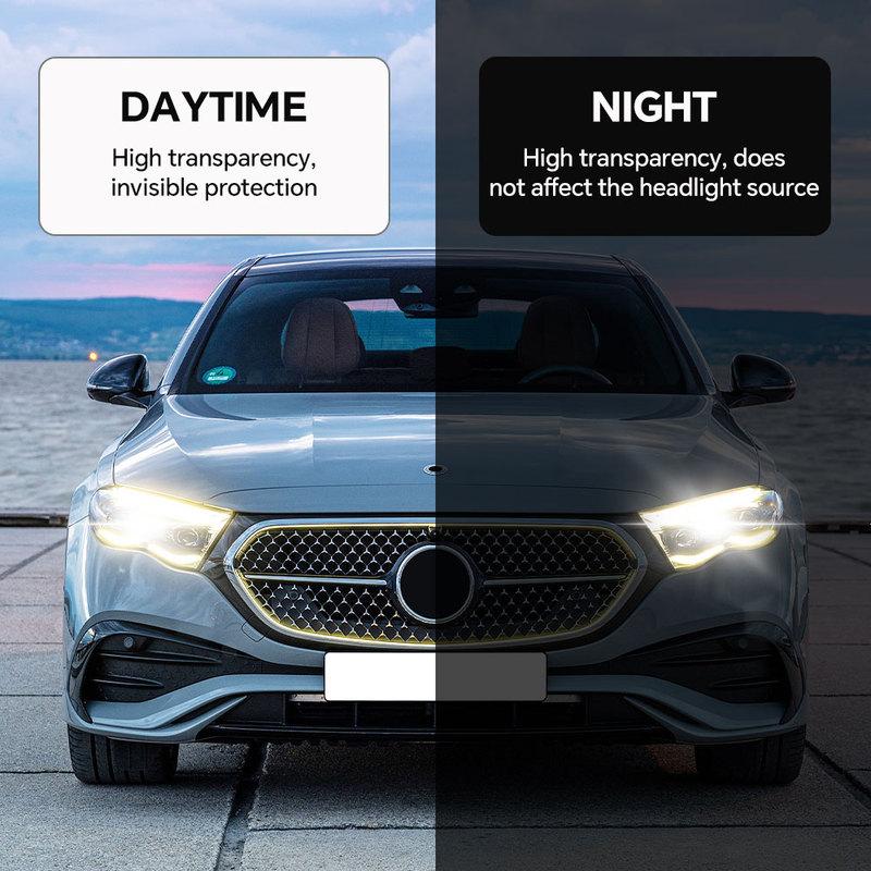 Pre-cut PPF For Mercedes Benz E Class W214 2024 2025 Headlight Rearview Taillight B Pillars Protection Film TPU Anti-scratch Bra