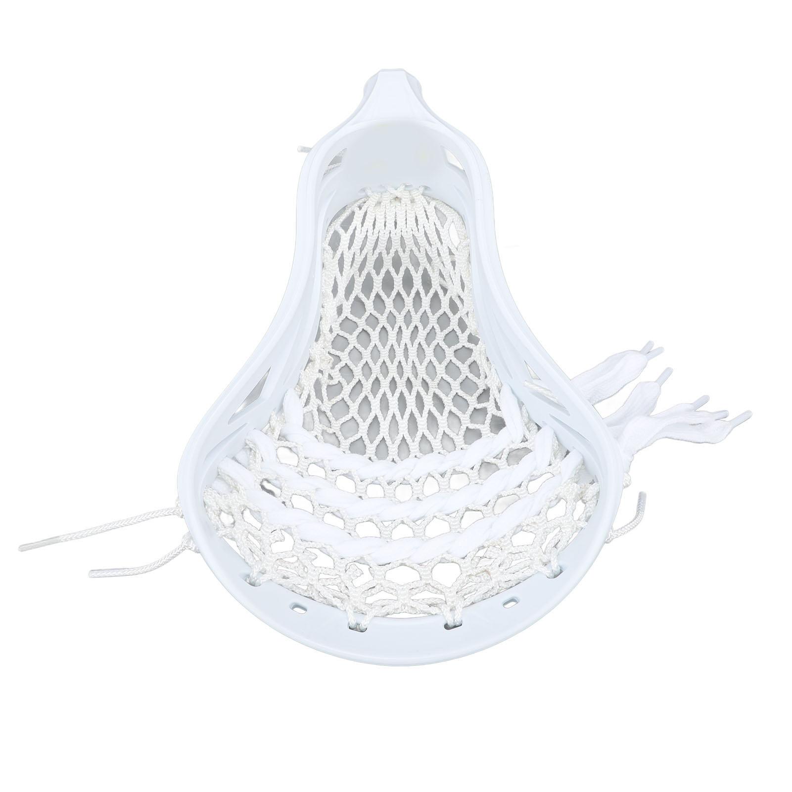 

Lacrosse Head Mesh Strung Wear Proof Nylon Lacrosse Stick Heads for Training Competition Lacrosse Accessories Tool