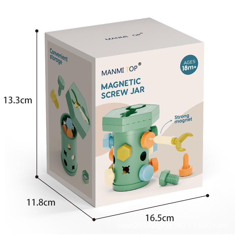 

Plastic Screw Nuts Matching 3D Puzzle Toy Fine Motor Skills Development Montessori Kids Pretend Play Toys Gift Educational