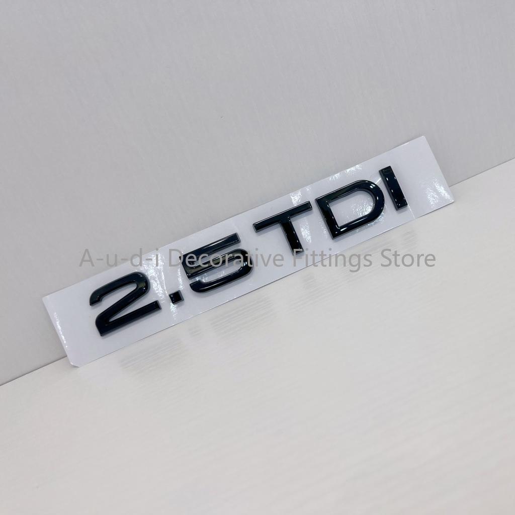 2026 Hot 3D ABS black TDI logo letter 1.9 2.0 2.5 3.0 4.0 5.0 TDI 30 35 40 45 50 55 TDI is suitable for Audi A3 A4 A5 A7 A8Q2 Q3 Q5 Q7 Q8