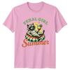 Feral Girl Summer Unisexs TShirt Raccoon Party Wildlife Gift For Her