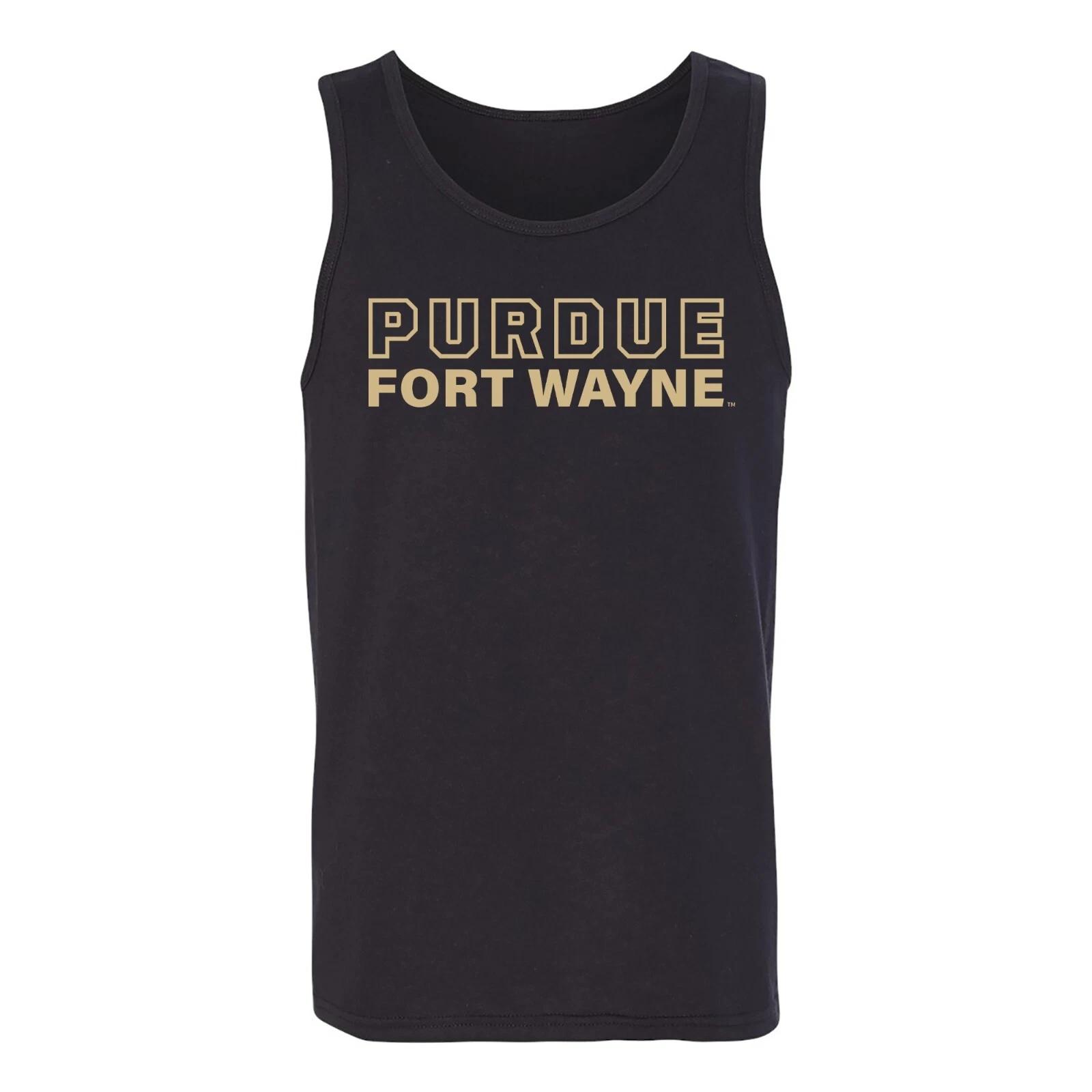 Purdue Fort Wayne Mastodons Basic Block Tank Top - Black XL