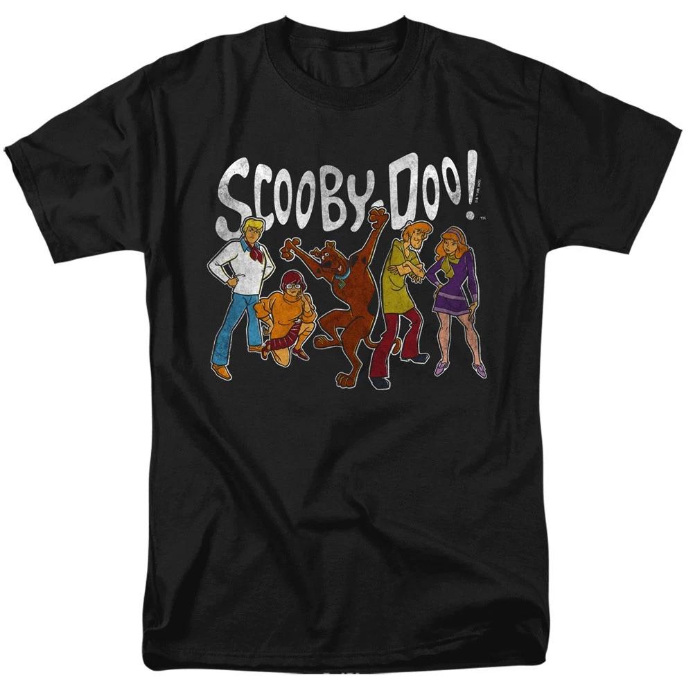 Scooby-Doo! - Gang -  Unisex Short Sleeve Children s T-shirt - Black 140