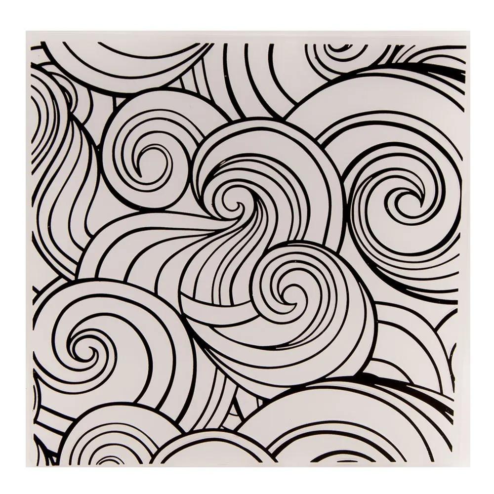 Plastic Embossing Folders with Textured Basic Pattern for Card Making Embossing Machine Template Mold Paper Craft Album DIY