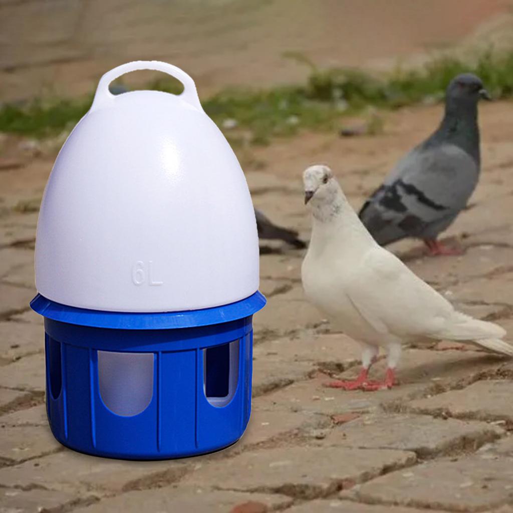 Automatischer Vogelwasserspender mit großer Kapazität Tränke Wasserflasche Käfigzubehör Wasserfütterung Taubenwasserspender für Taube Ente