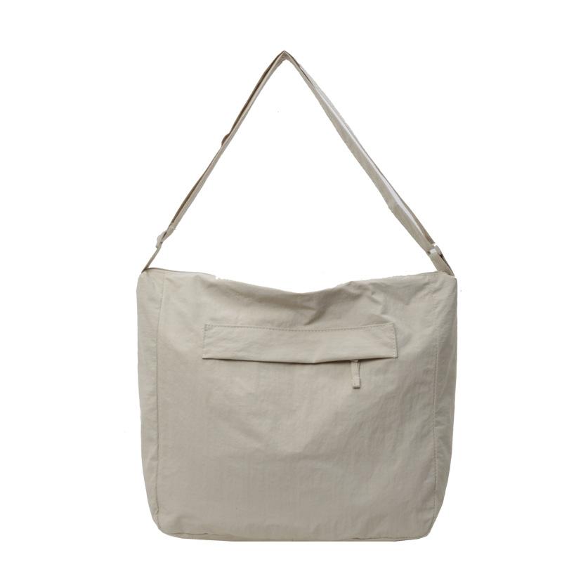 

Женская однотонная сумка-тоут, сумка через плечо большой вместимости бежевый