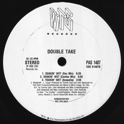 12-Zoll-Schallplatte DOUBLE TAKE Soakin Wet PAS1487 Mute 1989 US Dance Electronica Gebraucht