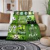 Camouflage Football Customize Your Name Blanket Used For Chair Office Sofa Bed Camping Soft And Warm Giving Friends And Relatives Birthday Graduation