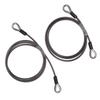 2 Pcs Trailer Gate Lift Cables with EZ Spring Clip High Strength Easy Installation Safe 125542 for Gorilla Trailer Tailgate Lift