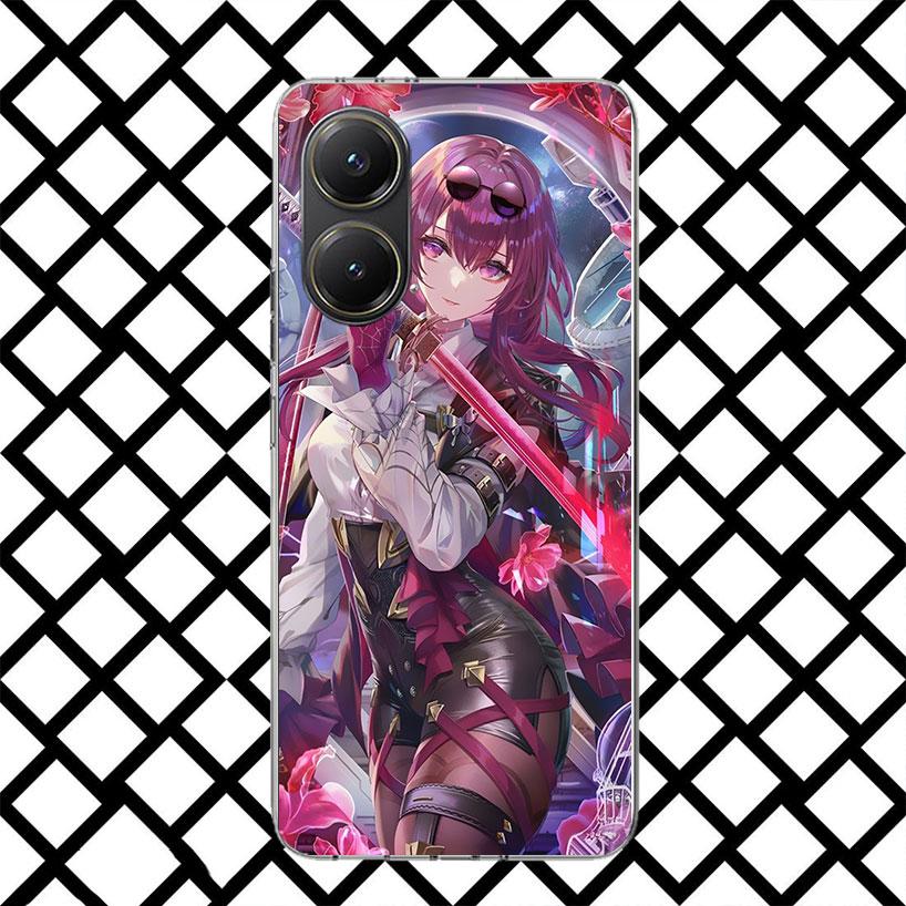 Honkai Star Rail Kafka Phone Case for Xiaomi Poco F7 Ultra X7 X6 X5 Pro X4 Gt M8 M7 Redmi 15 15C 13 13C 12 12C Soft Cover Fundas