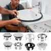 Sink Basin Trim Overflow Cover Round Basin Trim Drain Cap Cover 22-24mm Double Layer Vanity Sink Overflow Cap For Kitchen Sink