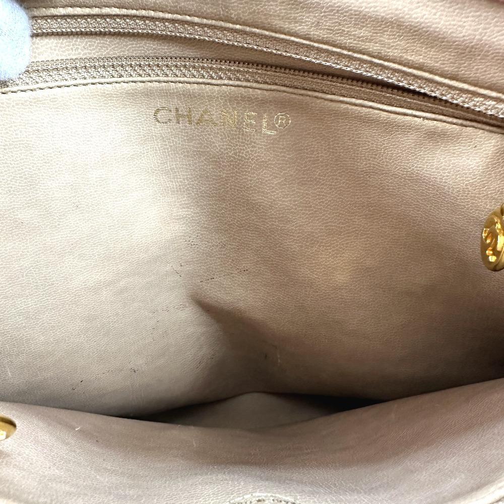 Chanel Vintage CC CC-Marke Doppelkette Logo Tragetasche Ketten Tasche Umhängetasche