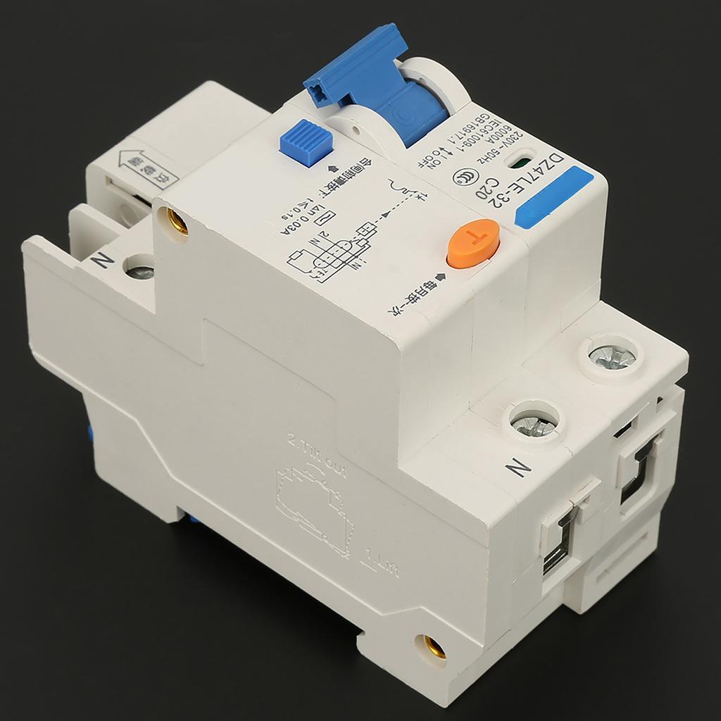DZ47LE 32 1P+N 20A 230V Earth Leakage     Circuit Breaker (20A)