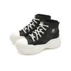 New FILA BREAD Wear Resistant Mid Top Chunky Sneakers Women's Black White F12W441114FBG