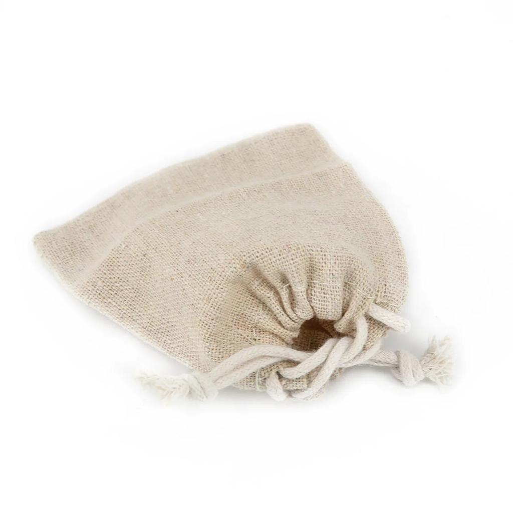 20/50pcs Natural Burlap Linen Jewelry Travel Storage Pouch Mini Candy Jute Packing Bags Present Mariage Jute Drawstring Gift