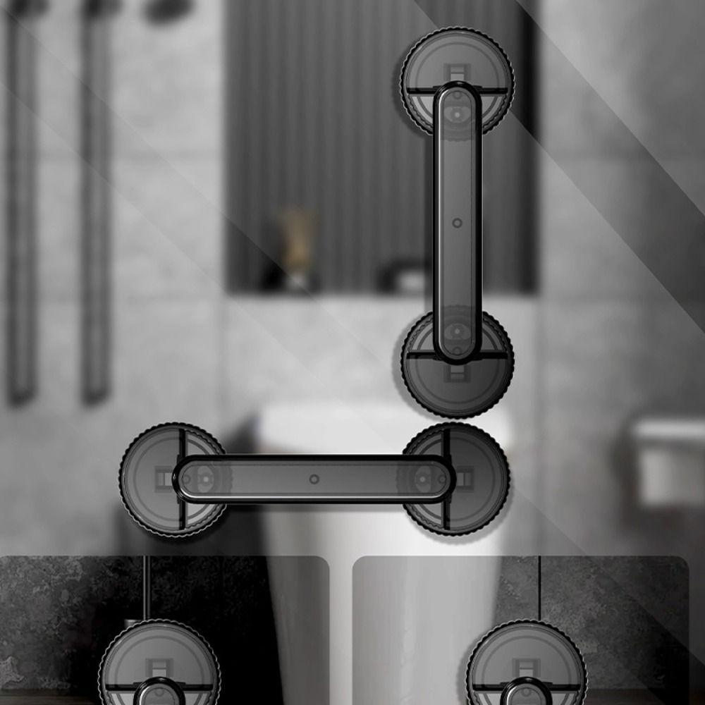 Removable Suction Cup Door Handle Anti-slip Waterproof Sliding Door Handle Powerful Vacuum No Drilling Wardrobe Door Handle