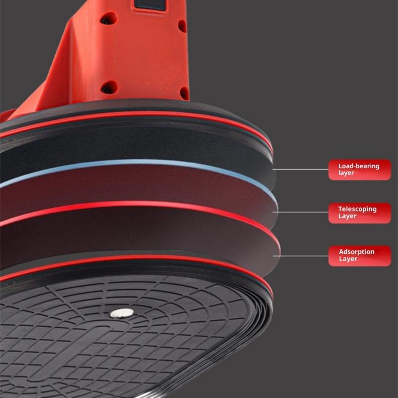 Bezprzewodowy podnośnik do odkurzacza Bateria 4000 mAh 3 5H Czas pracy Technologia automatycznego przylegania Konstrukcja ABS Do transportu materiałów budowlanych