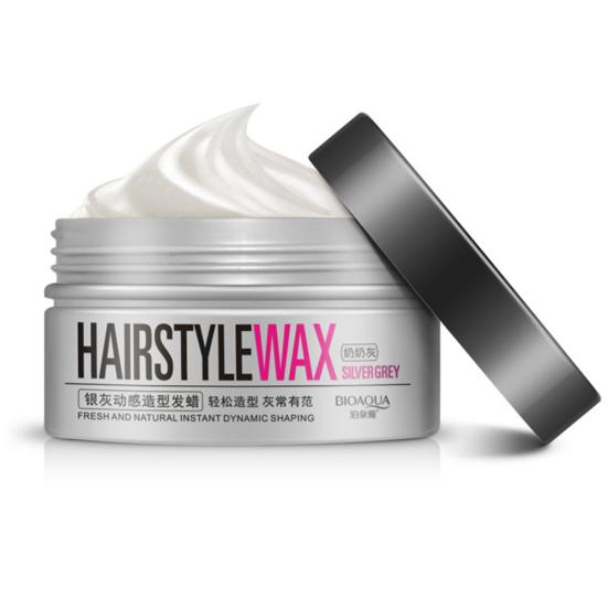 100g Women Men Silver Grey Dynamic Modelling Wax Hair Styling Mud Water Gel