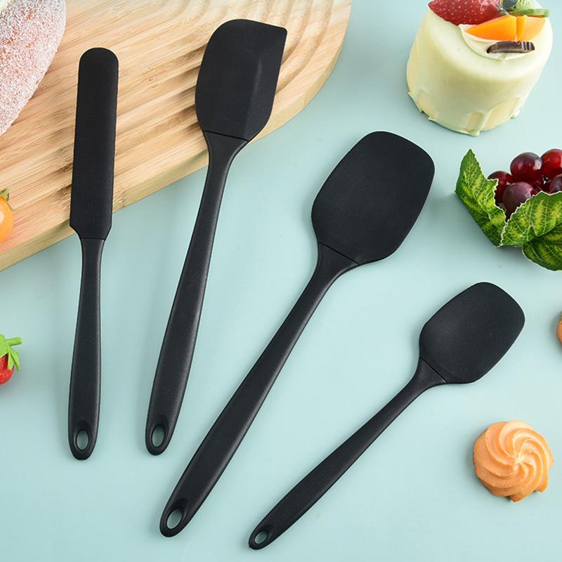 6-teiliges Silikonspatel-Set in Lebensmittelqualität mit hitzebeständiger Antihaftoberfläche und Marinierpinsel für den Heimgebrauch, zum Backen, Kochen und zur Dessertzubereitung