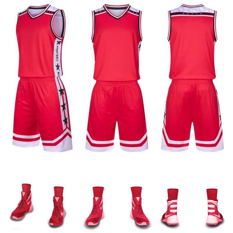 New Basketball Jersey Set Children'S Adult Jerseys Male And Female College Students Game Training Jersey Vest Summer