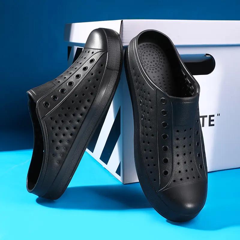 Men's & Women's Semi-slippers Waterproof and Breathable One-pedal Casual Shoes Summer Sandals Light Men's Flat Shoes Outdoor.