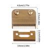 Professional Replacement 2-Hole Clipper Blade Compatible With Cordless Magic Clip 808 Hair Clippers