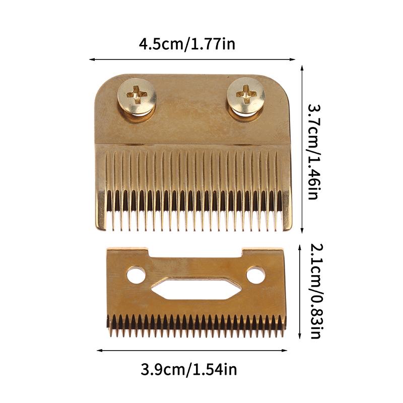 Professional Replacement 2-Hole Clipper Blade Compatible With Cordless Magic Clip 808 Hair Clippers