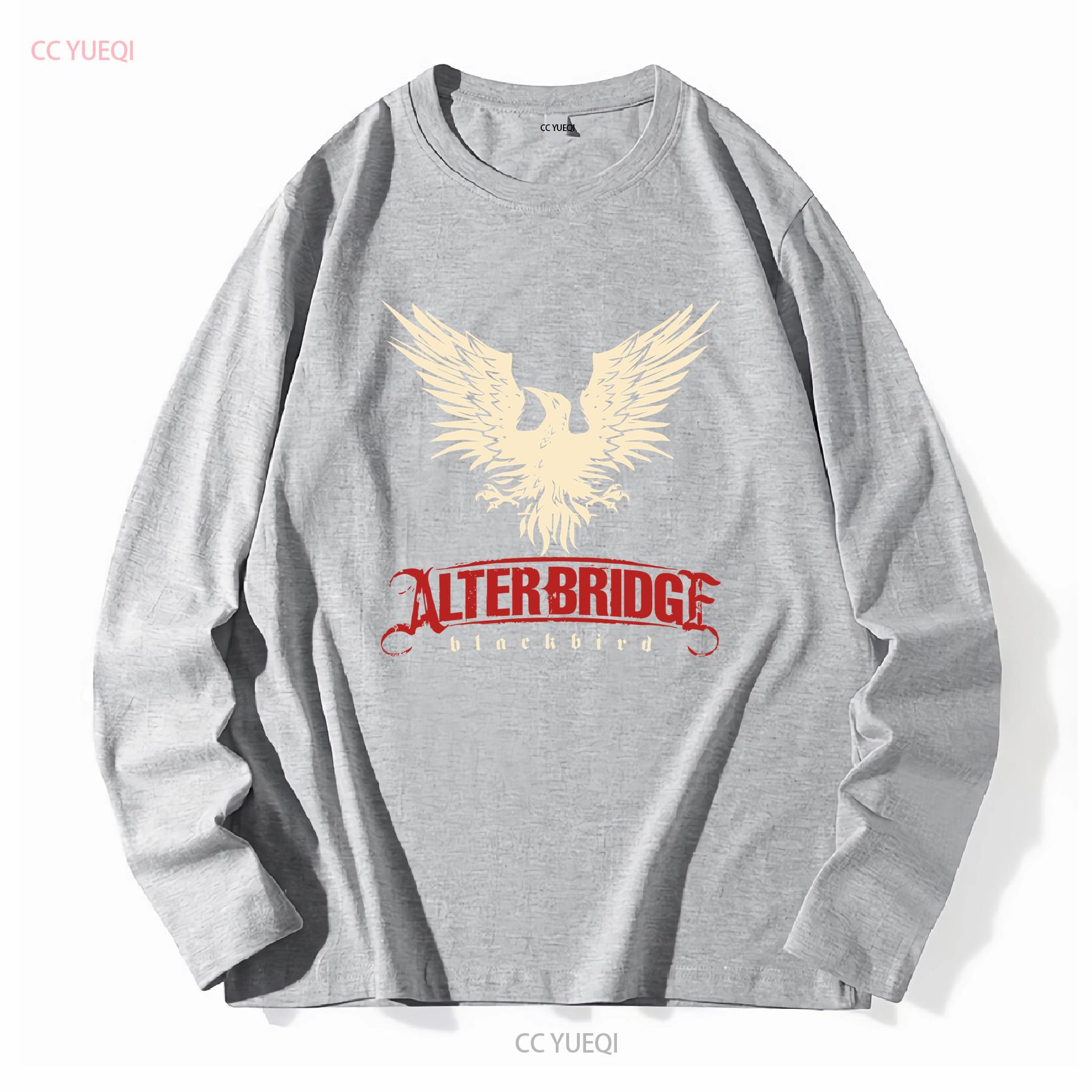 GUOYAN TOP Alter Bridge Blackbird T-shirt Katoen Zwart Heren Maat S tot 5XL HC151 vintage Gewassen Licht Comfortabel designerkleding S