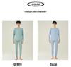 Men's Thermal Underwear Set - Youth Antibacterial Cotton Wool Sweater & Pants for Autumn/Winter