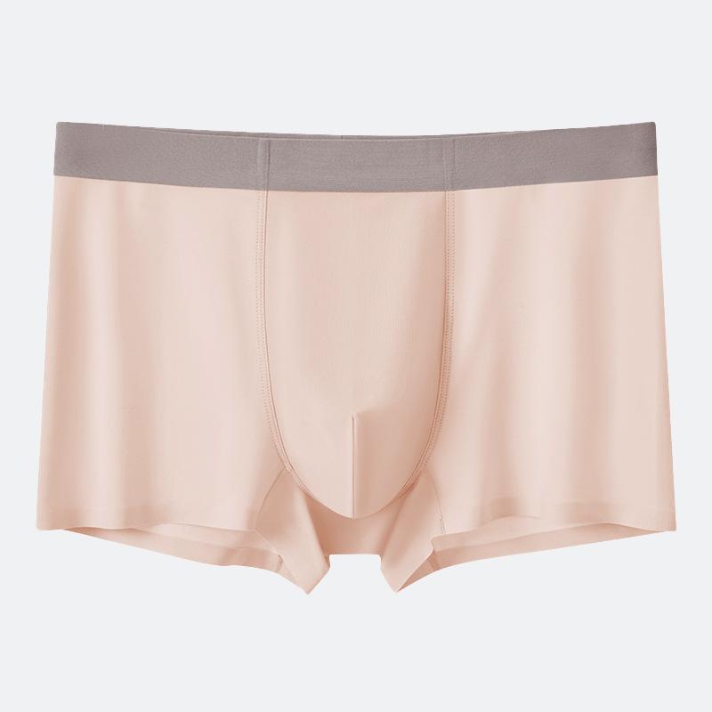 Pánské spodní prádlo Velká velikost Prodyšné Rychleschnoucí Kalhotky s plochými rohy Letní Chladivé Ledové hedvábné spodní prádlo pro muže