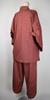 [Berry Berry] Women's Samue (Japanese workwear) - Made in Japan - Cute Cotton Work Clothes - Stylish 100% Cotton - Pink with Orange Piping