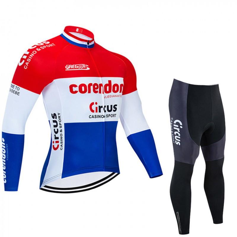 Long Sleeve Cycling Jersey Set Men Women Autumn Winter Lightweight Quick Dry UV Protection Road MTB Bike Wear