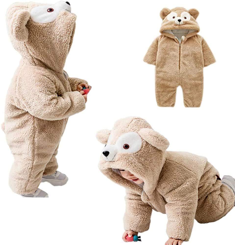 Christmas Kids Baby Kigurumi for Animal Baby Shower Fluffy Winter Baby Bear Kigurumi Boys and Baby Shower New New Commemorative Photo Shoot