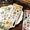 Yuxian Girl's Fruit Story Series: Character-Themed Pet Stickers for Journals (6 Styles)