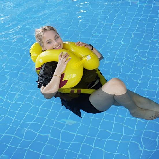 Costum de baie gonflabil Rezistență puternică Durabilitate Supapă anti-scurgere PVC îngroșat Costum de baie reutilizabil pentru copii adulți