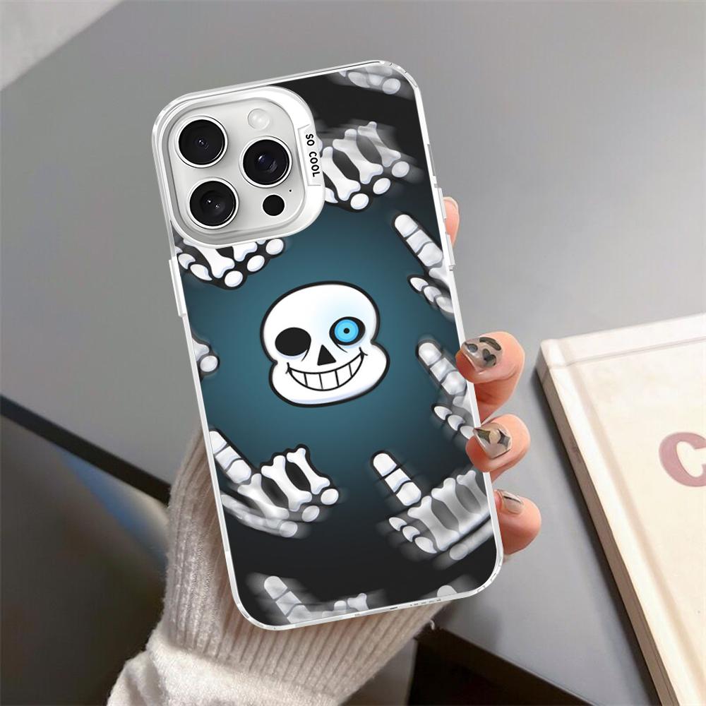 Game undertale Phone Case For iPhone 16 15 14 13 12 11 Pro Max X XR XSMAX Matte Shockproof Back Cover