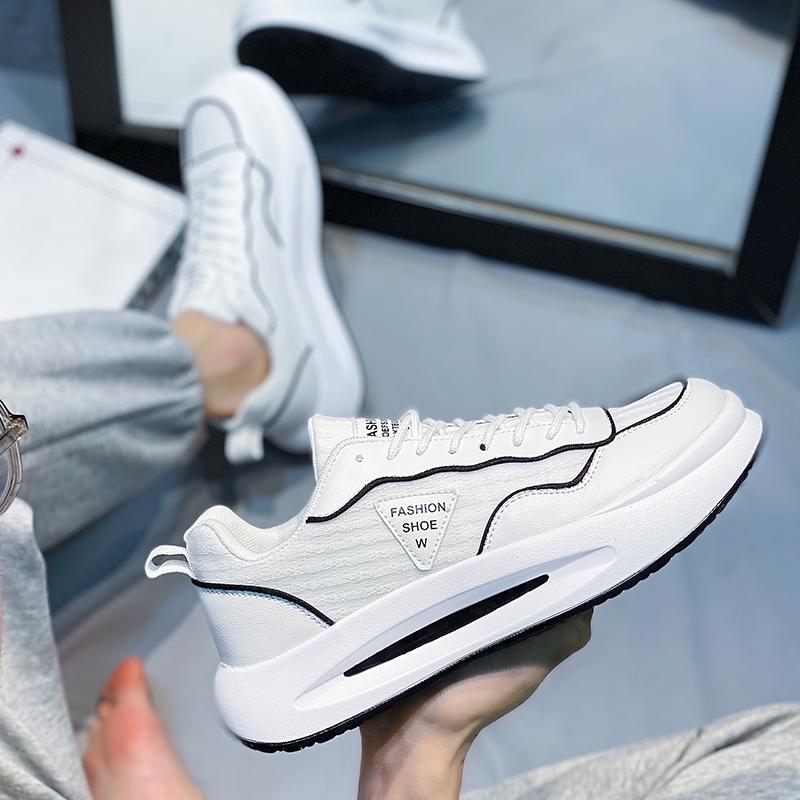 Мужская обувь Дышащая повседневная обувь Уличные модные кроссовки с низким вырезом — фото 10