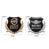 2Pcs Car Logo Metal Sticker Window Trunk 3D Emblem Decal For MINI One Cooper JCW Countryman Clubman Cabrio Paceman Coupe Clubvan uylez55