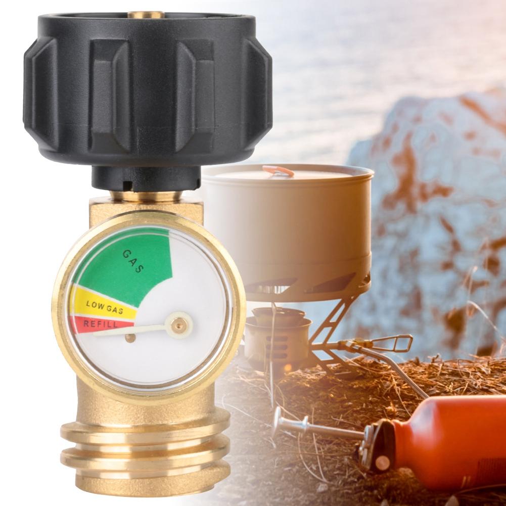 Adattatore in Ottone 250 PSI Manometro Pressione Gas BBQ