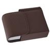 PU Leather Cigarette Box Woven Pattern Cigarette and Lighter Holder Multifunctional 20 Pieces Cigarette Case
