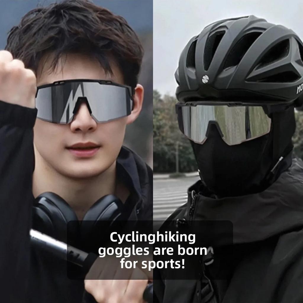 Nowe Okulary Sportowe Outdoor Męskie Damskie Okulary Rowerowe Okulary MTB Drogowe Turystyczne Okulary do Jazdy na Rowerze Gogle Górskie