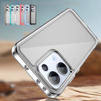 Reno 13 Kılıf Kapağı OPPO Reno 13 Pro Kılıflar Yeni Telefon Tampon Arka Zırh Şeffaf Çok Renkli Şeffaf Fundas Reno 13 Reno13 İçin